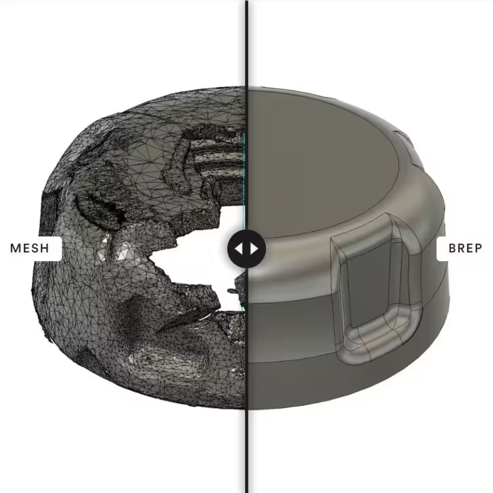mesh to brep-fuel-cap